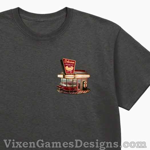Delicious Cream Pies Diner T-shirt cotton classic tee